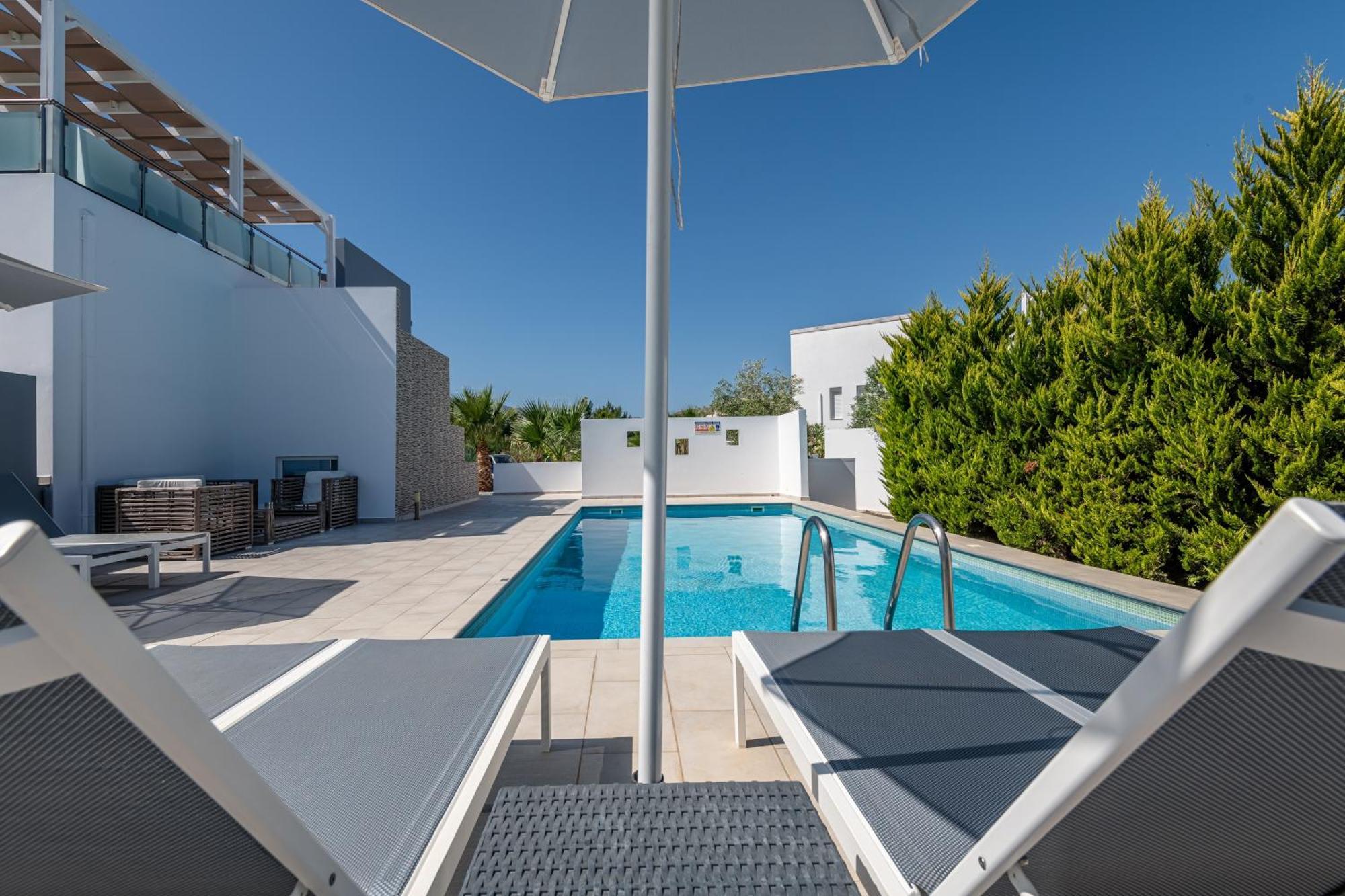 Asteria Pearl Villa 2 With Rooftop Jacuzzi Tigaki Eksteriør billede