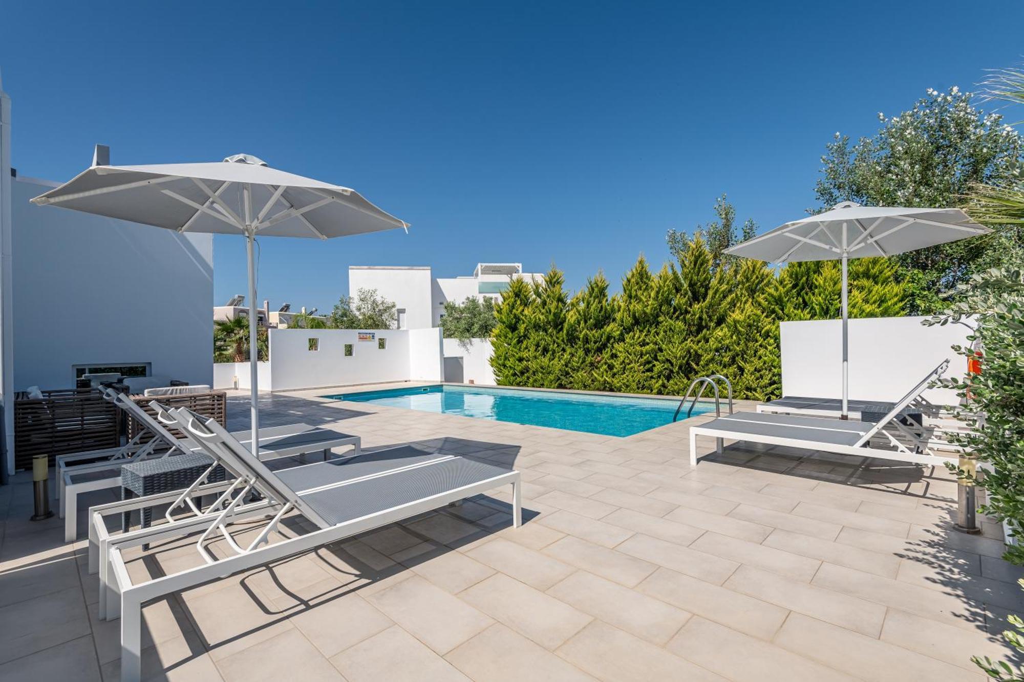 Asteria Pearl Villa 2 With Rooftop Jacuzzi Tigaki Eksteriør billede