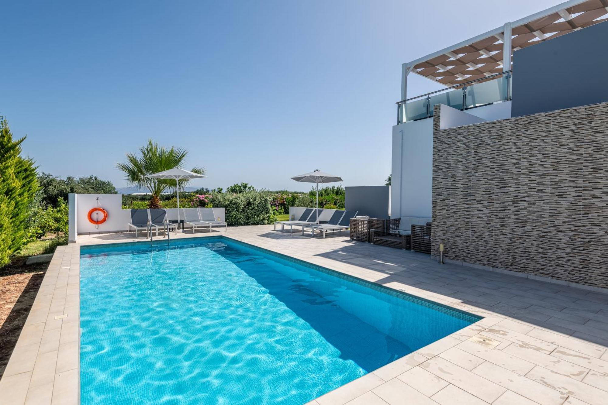 Asteria Pearl Villa 2 With Rooftop Jacuzzi Tigaki Eksteriør billede